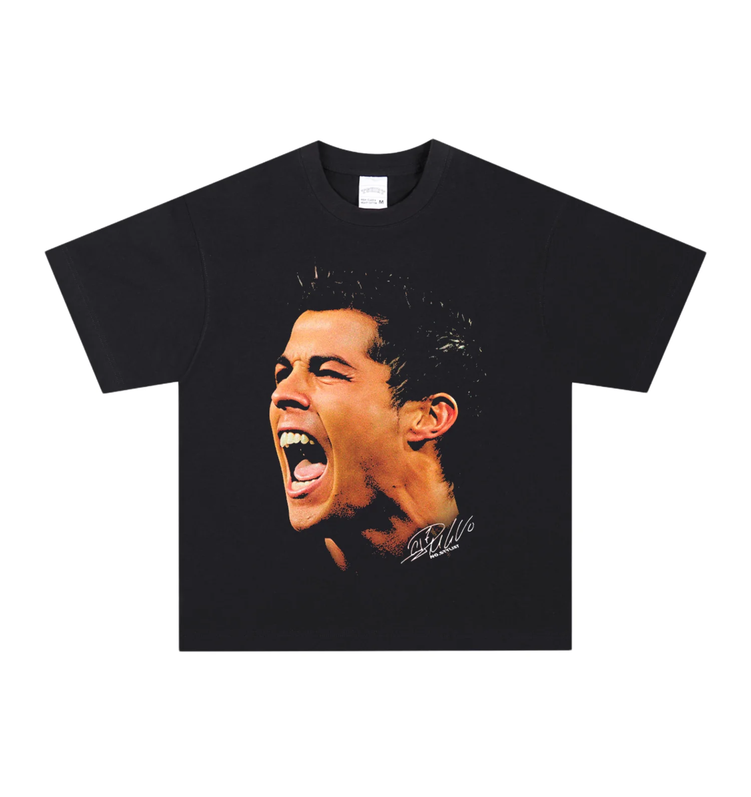 Cristiano Ronaldo American-style T-shirt Football Retro Short-sleeved Pure Cotton Breathable Men's and Women's Matching Top
Cristiano Ronaldo American-style T-shirt Football Retro Short-sleeved Pure Cotton Breathable Men's and Women's Matching Top