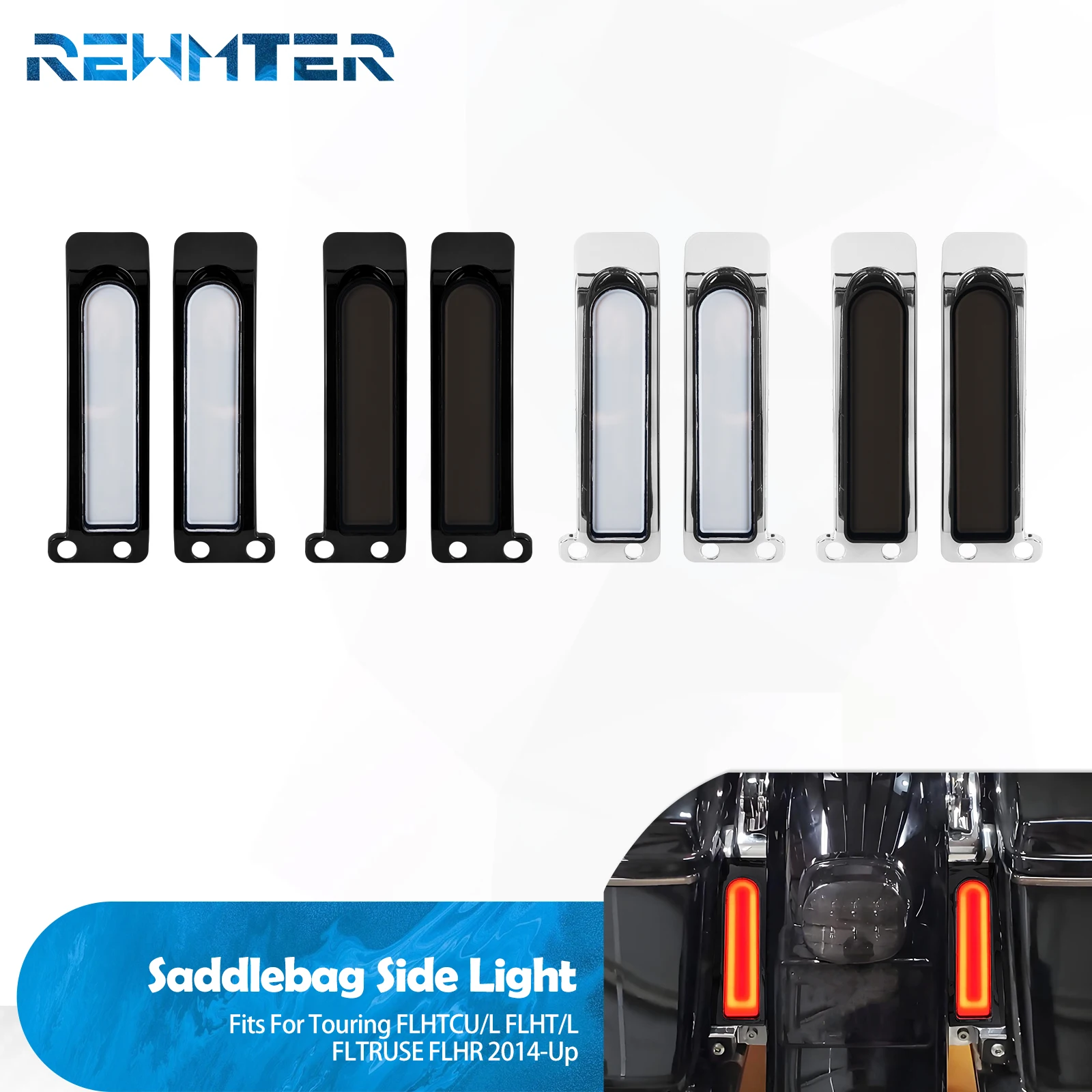 Motorcycle Rear LED Side Light Accent Saddlebag Turn Signal Brake Tail Lamp For Harley Touring Road Glide FLHTK FLHTCU 2014-Up
Motorcycle Rear LED Side Light Accent Saddlebag Turn Signal Brake Tail Lamp For Harley Touring Road Glide FLHTK FLHTCU 2014-Up