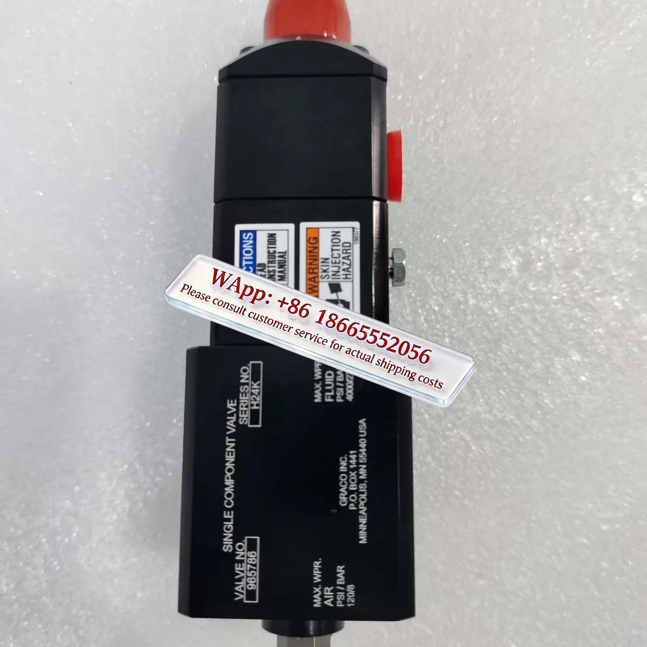 New glue gu n 965786 gluing valve, regulating valve 965786
New glue gu n 965786 gluing valve, regulating valve 965786