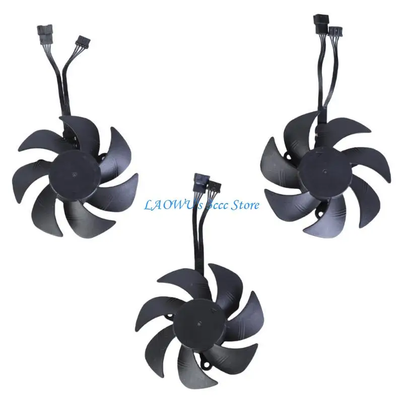 Y8AD 3PCS Эффективный 4PIN Охлаждающий вентилятор для RTX3060 обеспечивает стабильные продления графической карты срок службы 80
Y8AD 3PCS Эффективный 4PIN Охлаждающий вентилятор для RTX3060 обеспечивает стабильные продления графической карты срок службы 80
