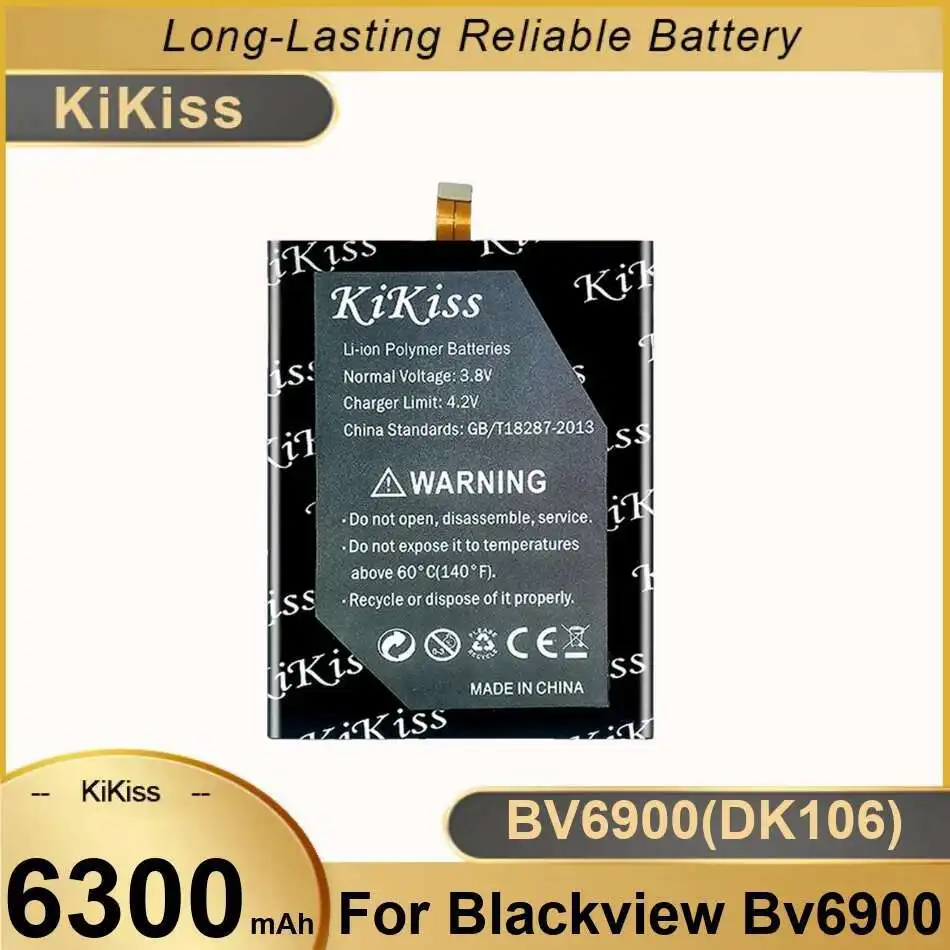 BV6900 DK106 Аккумулятор мобильного телефона 6300 мАч Быстрая зарядка для Blackview BV6900
BV6900 DK106 Аккумулятор мобильного телефона 6300 мАч Быстрая зарядка для Blackview BV6900