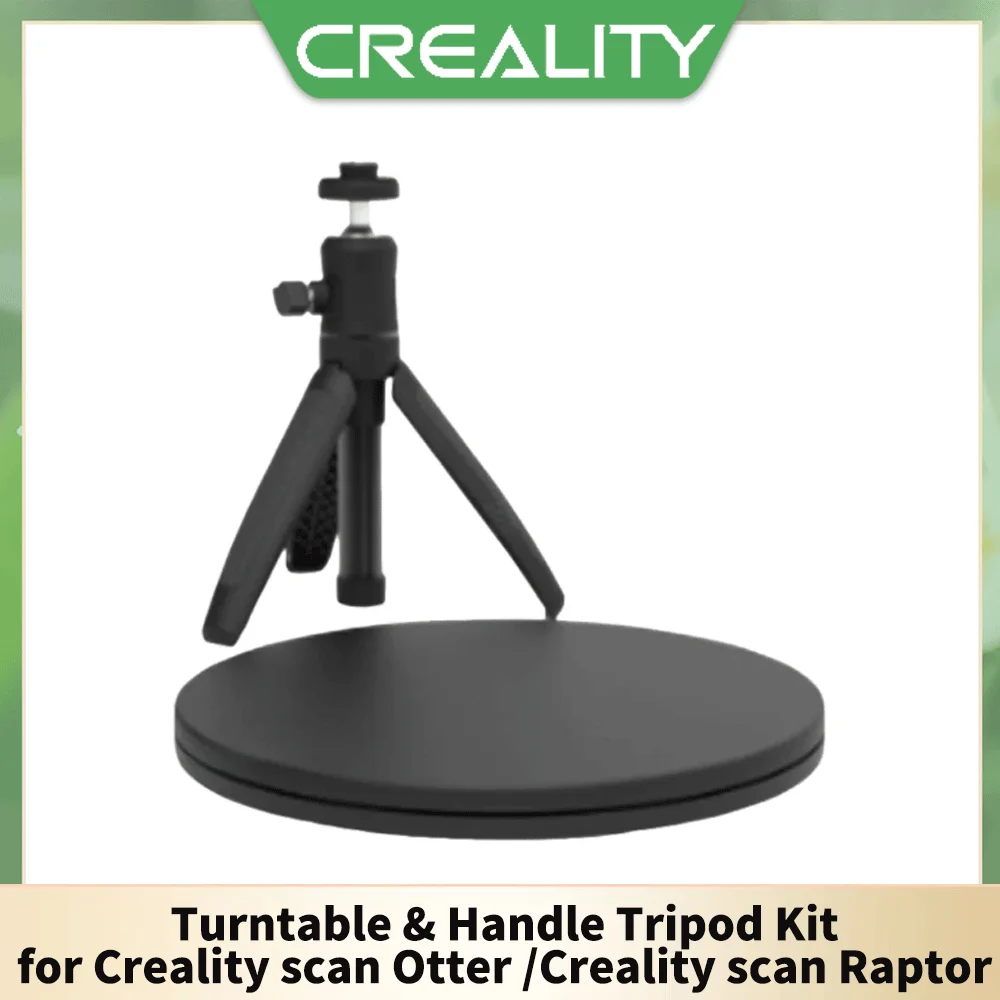 For CR-Scan Otter/Raptor 3D Scanner AccessoriesCreality Original Manually Operated Turntable Tripod Kit with Handle
For CR-Scan Otter/Raptor 3D Scanner AccessoriesCreality Original Manually Operated Turntable Tripod Kit with Handle