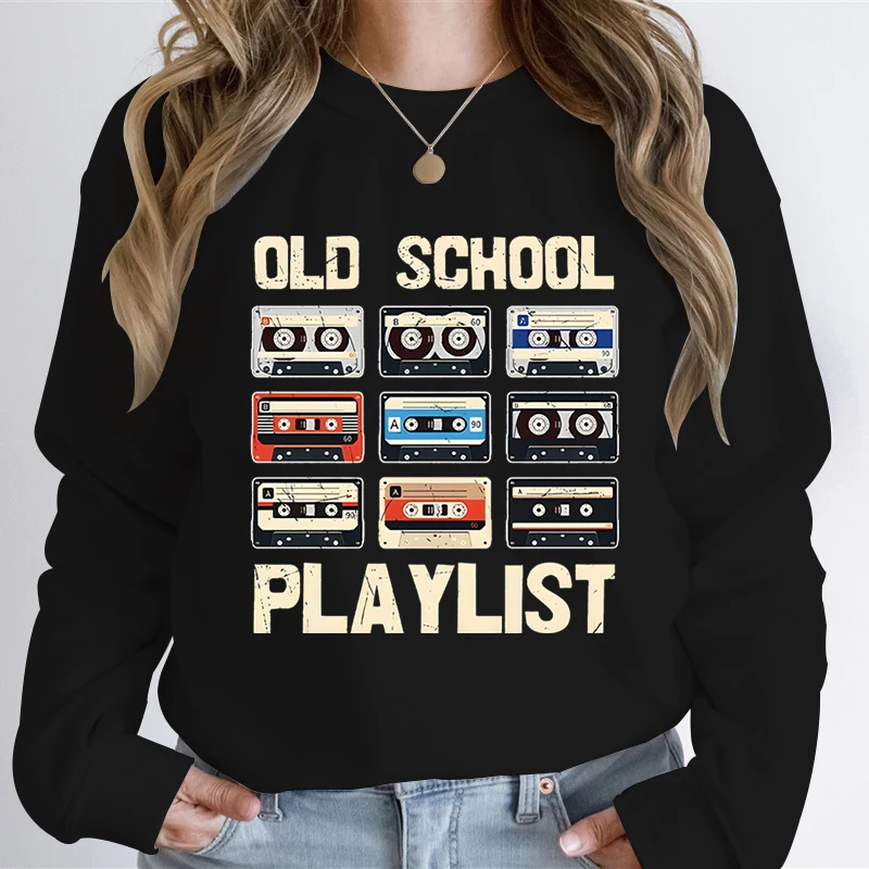 OLD SCHOOL PLAYLIST Print Men Women Fashion Casual Hoodies Vintage Retro Radio Graphic Sweatshirts Unisex Women's Clothing Sales
OLD SCHOOL PLAYLIST Print Men Women Fashion Casual Hoodies Vintage Retro Radio Graphic Sweatshirts Unisex Women's Clothing Sales