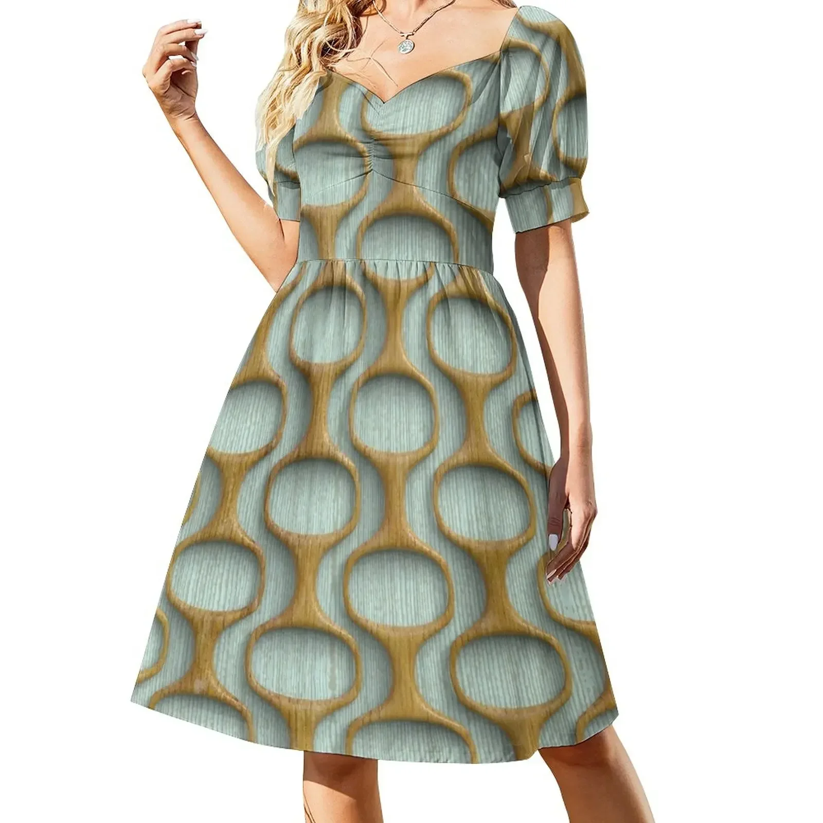 60s Mod Woodwork Short-Sleeved Dress dress summer 2025 women summer dress womens 2025
60s Mod Woodwork Short-Sleeved Dress dress summer 2025 women summer dress womens 2025