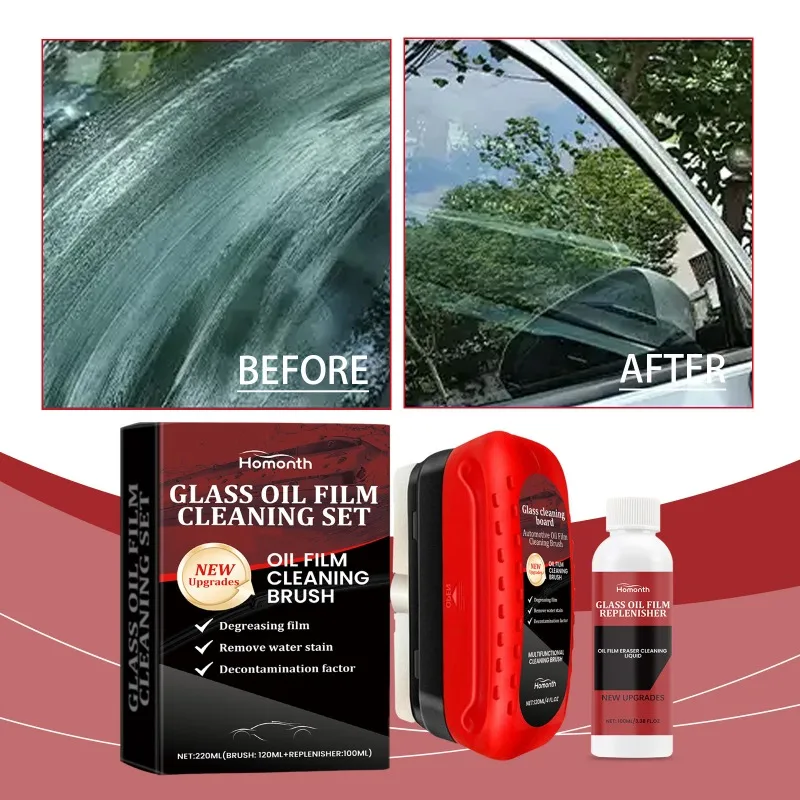 Windshield Film Cleaner Kit Stain Removal Window Rainproof Automotive Glass Cleaning Brush for Car Windows
Windshield Film Cleaner Kit Stain Removal Window Rainproof Automotive Glass Cleaning Brush for Car Windows