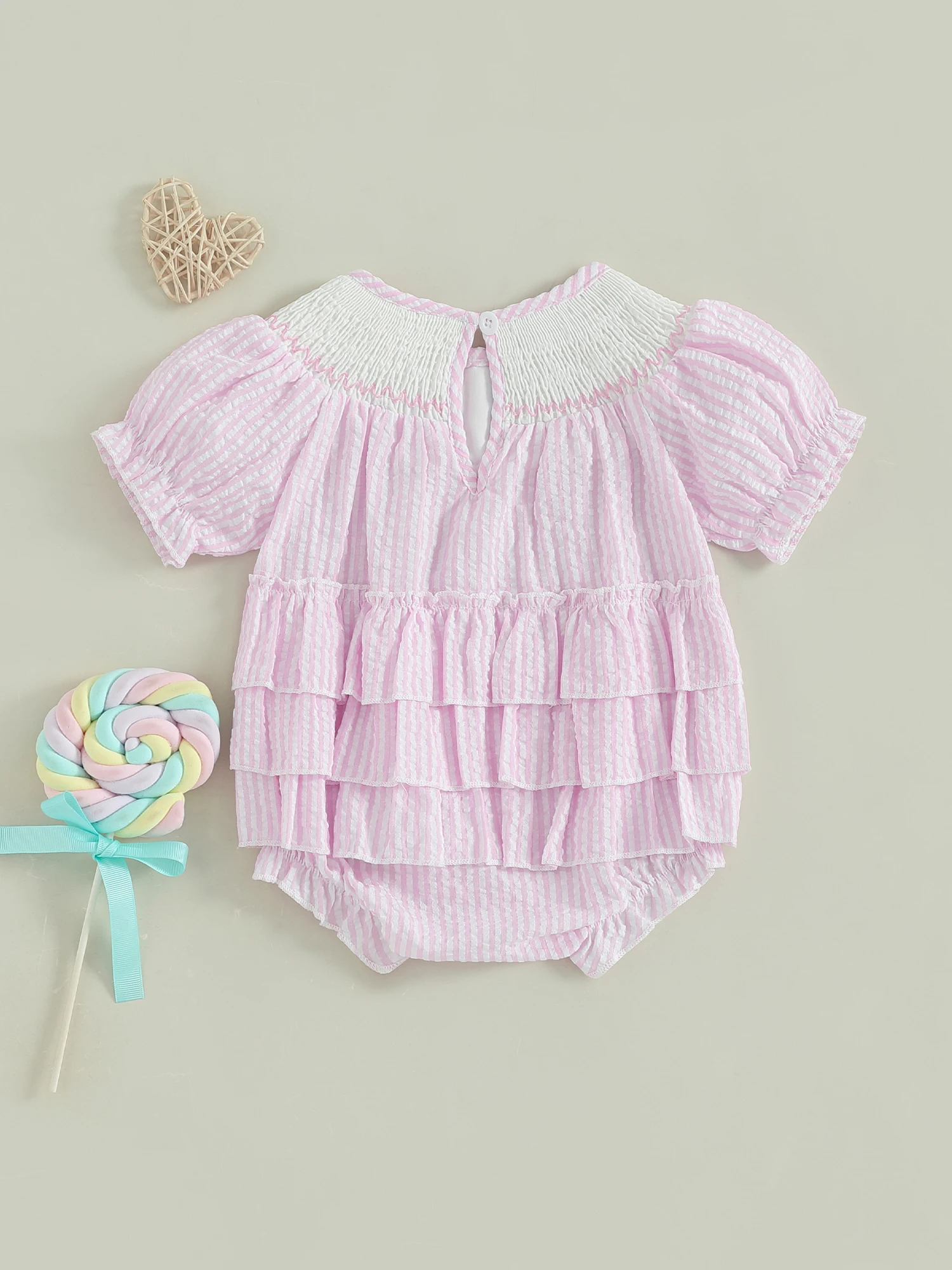 Infant Summer Romper with Short Sleeves and Embroidered Letters Striped Bodysuit for Newborn Girls Cute Playsuit for Warm
Infant Summer Romper with Short Sleeves and Embroidered Letters Striped Bodysuit for Newborn Girls Cute Playsuit for Warm