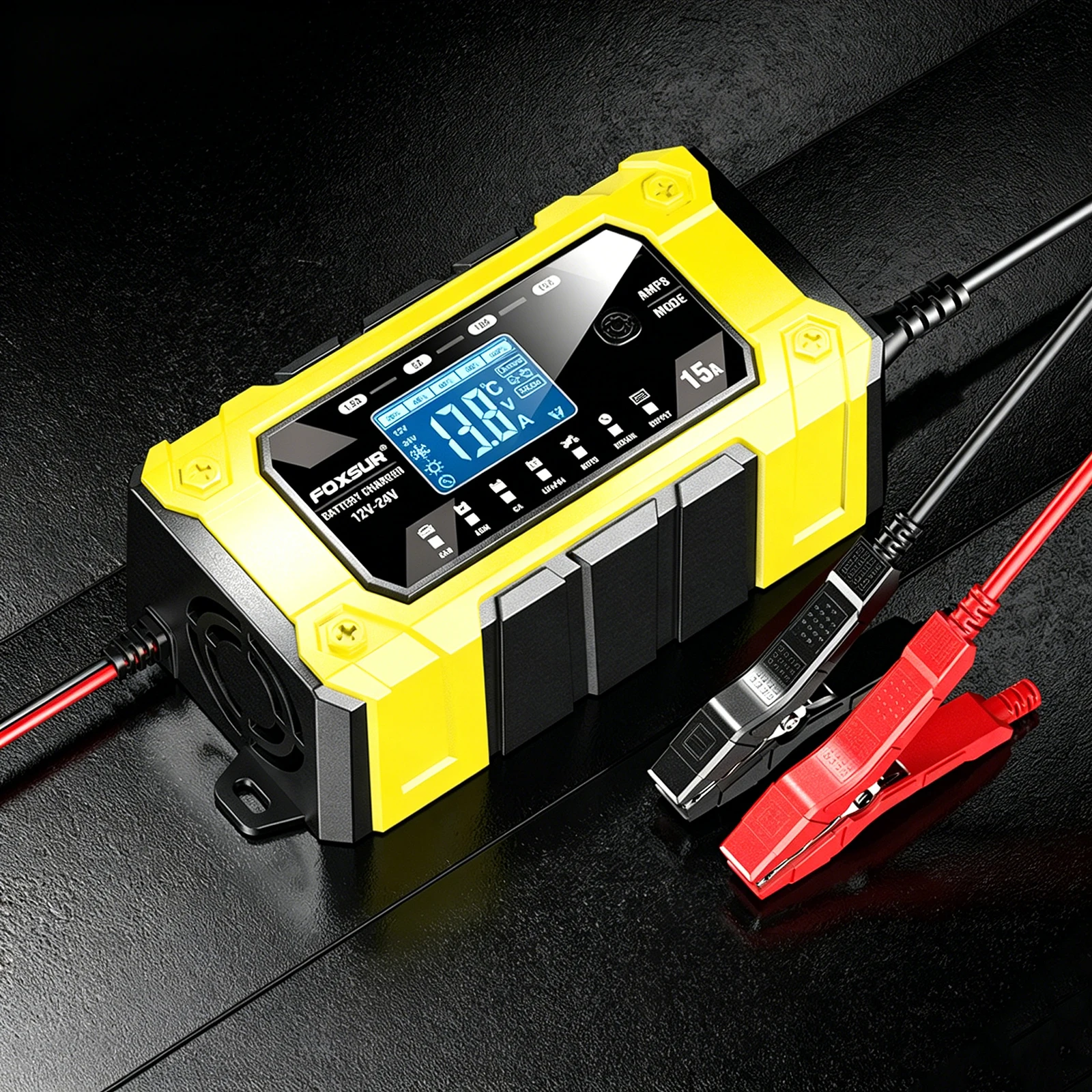 Battery Charger Temperature Compensation Versatile Charging Unit Multi-stage Automatic Power Tender for Truck&for SUV RV&Boat
Battery Charger Temperature Compensation Versatile Charging Unit Multi-stage Automatic Power Tender for Truck&for SUV RV&Boat