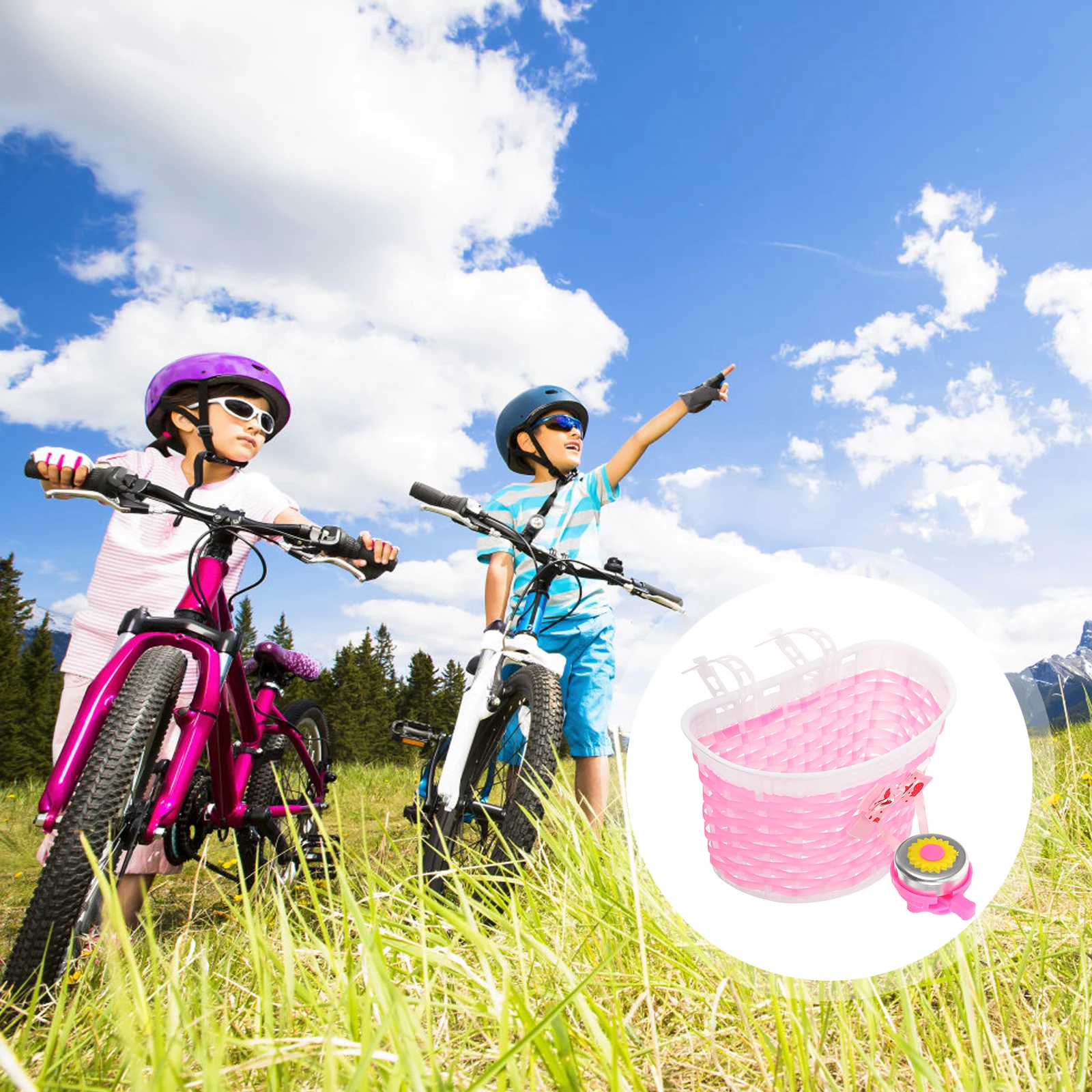 1 set Kids Bike Basket Pink Bell Durable Materials Easy Install Toddler Storage Scooter Supplies Bike Cute Basket
1 set Kids Bike Basket Pink Bell Durable Materials Easy Install Toddler Storage Scooter Supplies Bike Cute Basket