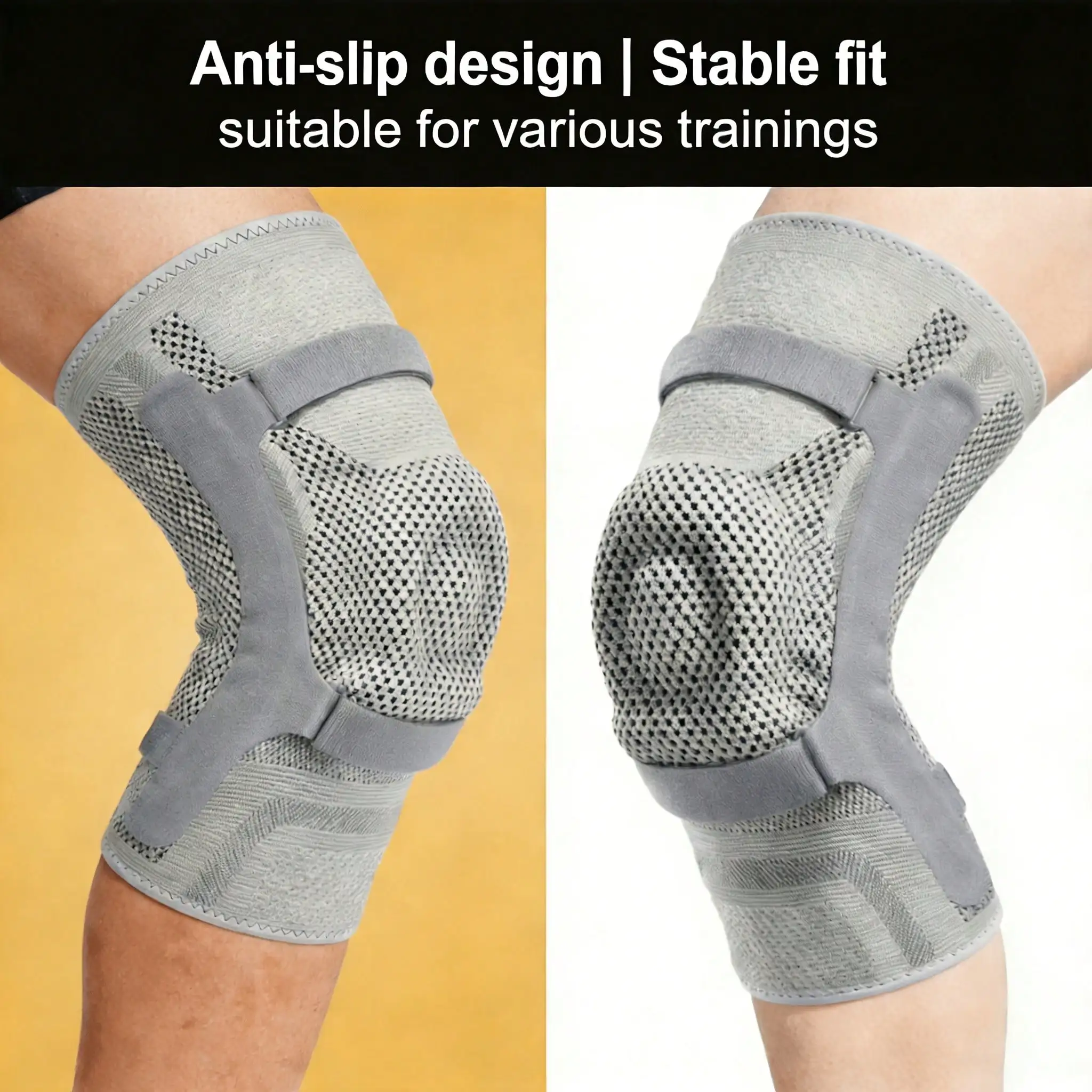 Adjustable Sports Knee Brace, 3-In-1 Knee Brace, Knee Joint Support Brace, Unisex, Breathable Fabric, Suitable For Various Sports Such As Hiking, Soccer, Basketball, Running, Squats, Etc.
Adjustable Sports Knee Brace, 3-In-1 Knee Brace, Knee Joint Support Brace, Unisex, Breathable Fabric, Suitable For Various Sports Such As Hiking, Soccer, Basketball, Running, Squats, Etc.