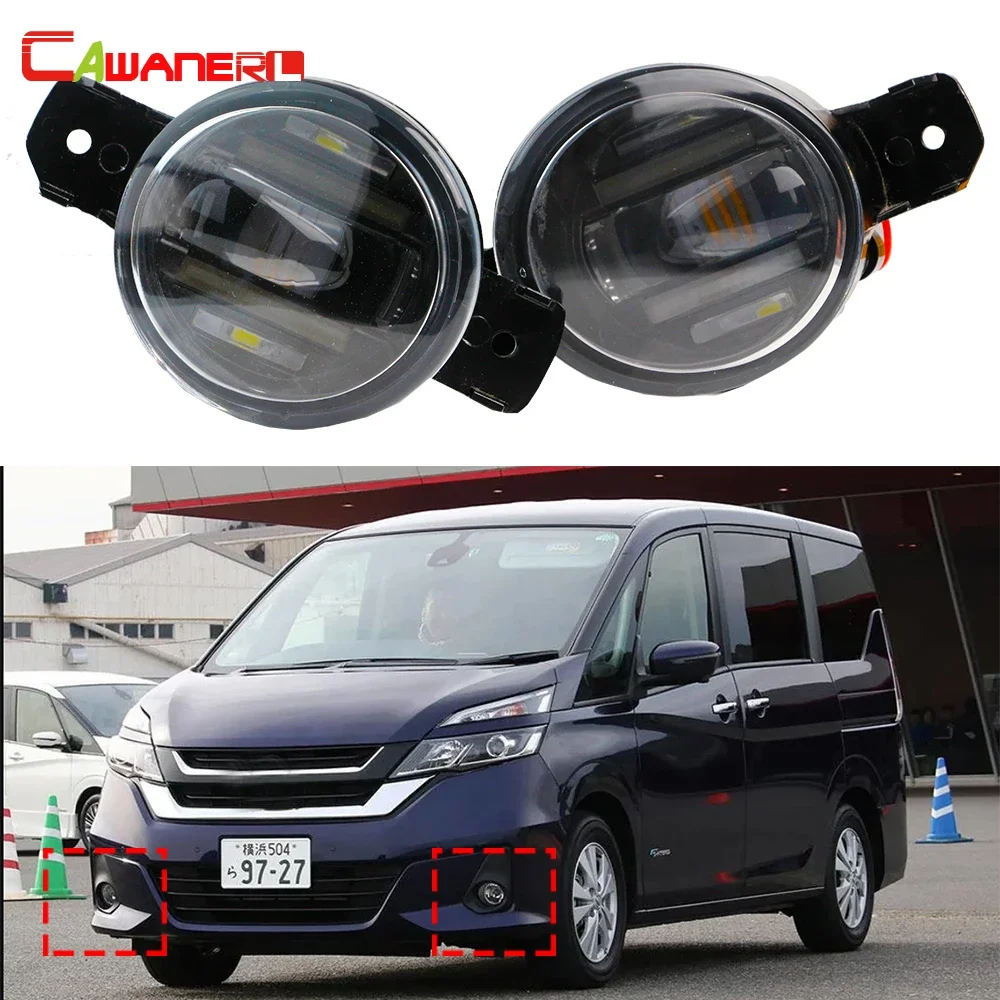 2IN1 Car LED Fog Light + DRL Daytime Running Lamp H11 For Suzuki Landy Nissan Serena C27 (Pre-Facelift) 2016 2017 2018 2019
2IN1 Car LED Fog Light + DRL Daytime Running Lamp H11 For Suzuki Landy Nissan Serena C27 (Pre-Facelift) 2016 2017 2018 2019