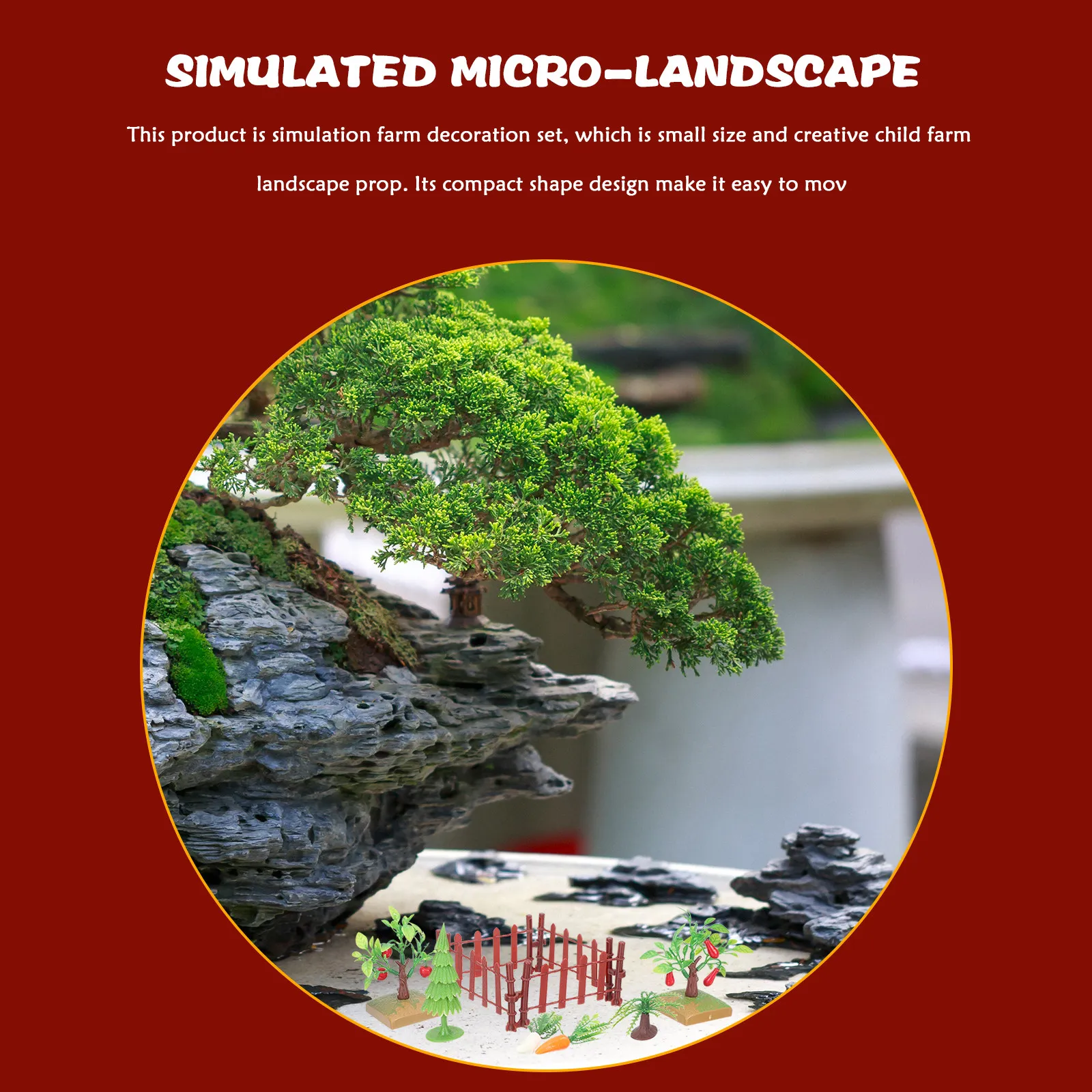 1Set Farm Landscape Props Miniature Plastic Fence Sturdy Realistic Colored Decoration Micro Farm Scene Fence Toy
1Set Farm Landscape Props Miniature Plastic Fence Sturdy Realistic Colored Decoration Micro Farm Scene Fence Toy