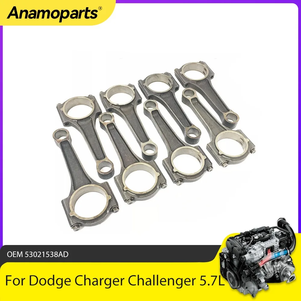 Engine Parts 8X Connecting Rods Fit 5.7L V8 For Dodge Charger Challenger Chrysler 300 RAM 1500 2500 Jeep Hemi 5.7L EZB 2003-2015
Engine Parts 8X Connecting Rods Fit 5.7L V8 For Dodge Charger Challenger Chrysler 300 RAM 1500 2500 Jeep Hemi 5.7L EZB 2003-2015