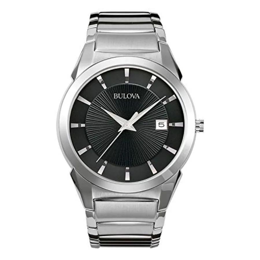 Bulova Men's 3-Hand Calendar Date Quartz Watch, Patterned Dial, 38mm, Style: 96B149
Bulova Men's 3-Hand Calendar Date Quartz Watch, Patterned Dial, 38mm, Style: 96B149
