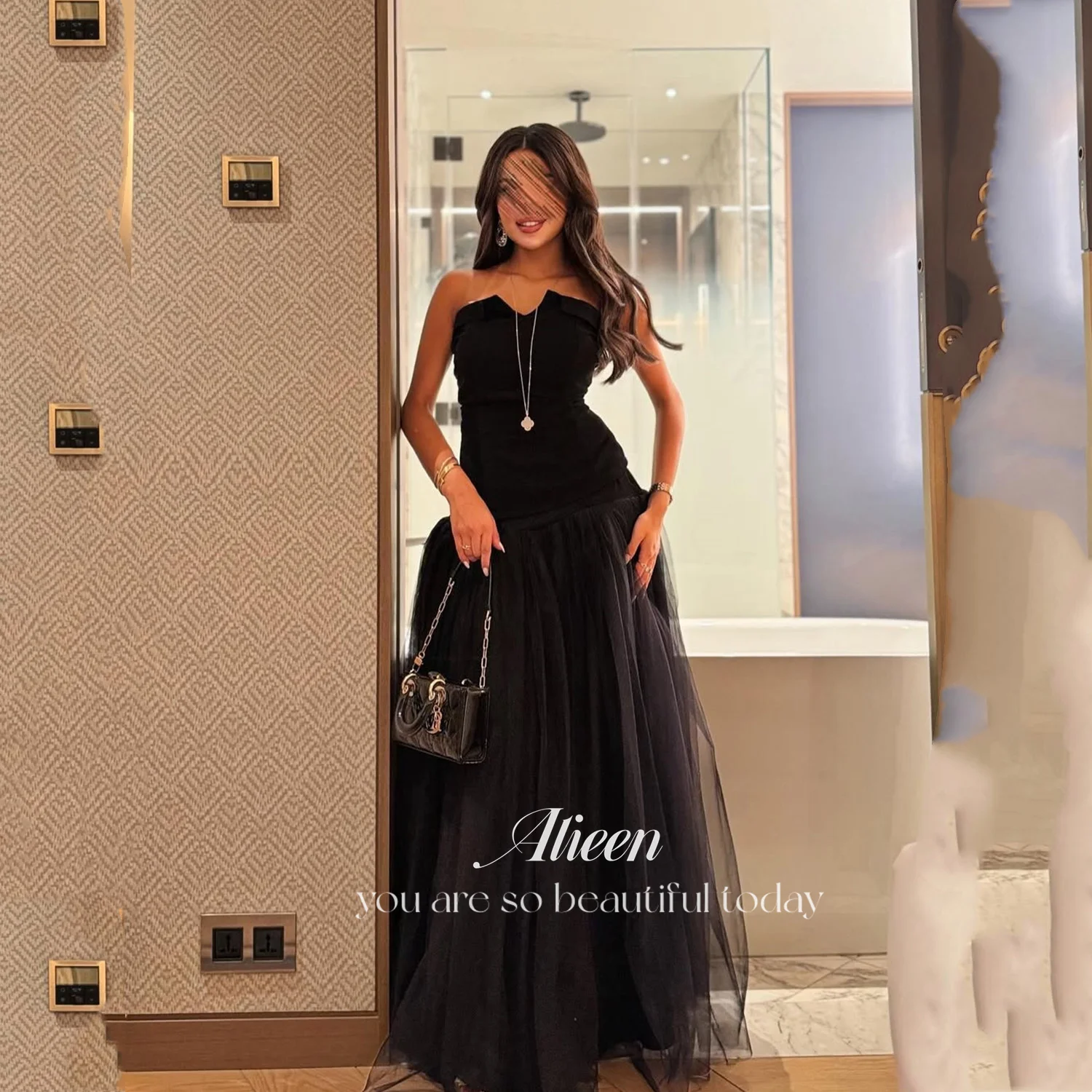 Aileen فساتين سهرة Luxurious Women's Evening Dresses for Special Occasions A-line Customized Vestidos De Festa Black Grace Dress
Aileen فساتين سهرة Luxurious Women's Evening Dresses for Special Occasions A-line Customized Vestidos De Festa Black Grace Dress