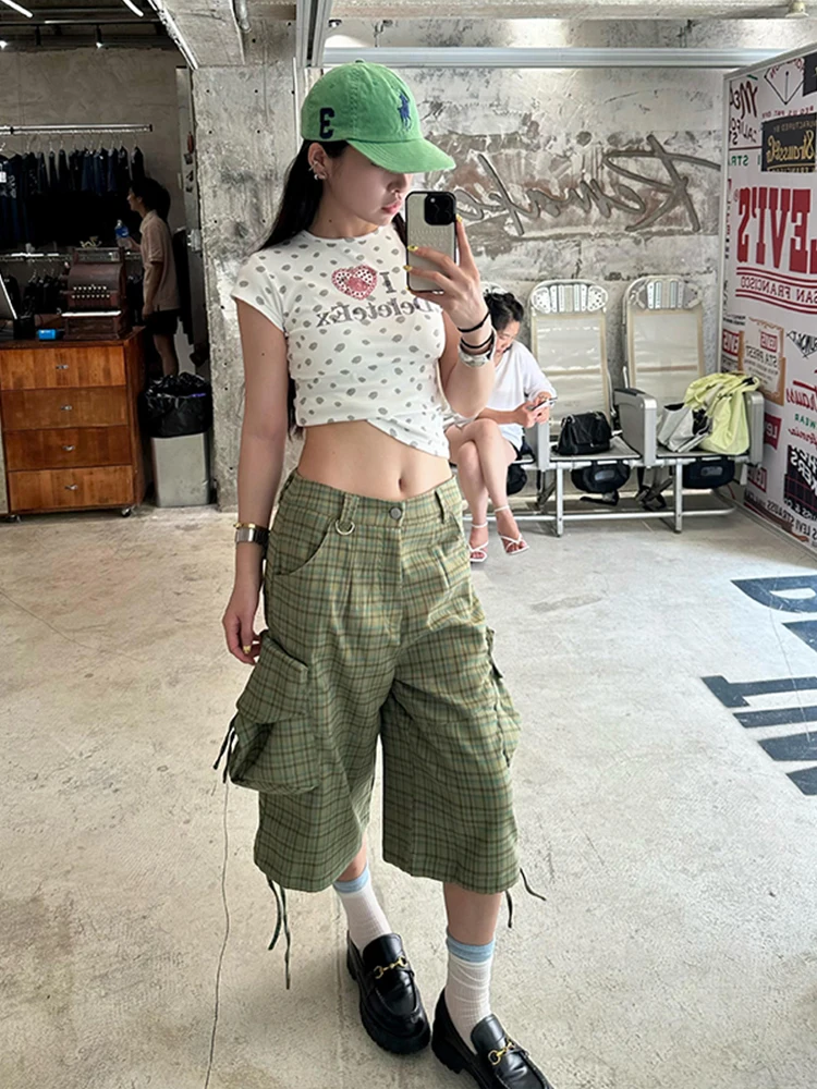 een Plaid Workwear Pants Men's And Women's Summer Straight Leg Wide Leg orts Eight Parts Pants Large ket
een Plaid Workwear Pants Men's And Women's Summer Straight Leg Wide Leg orts Eight Parts Pants Large ket