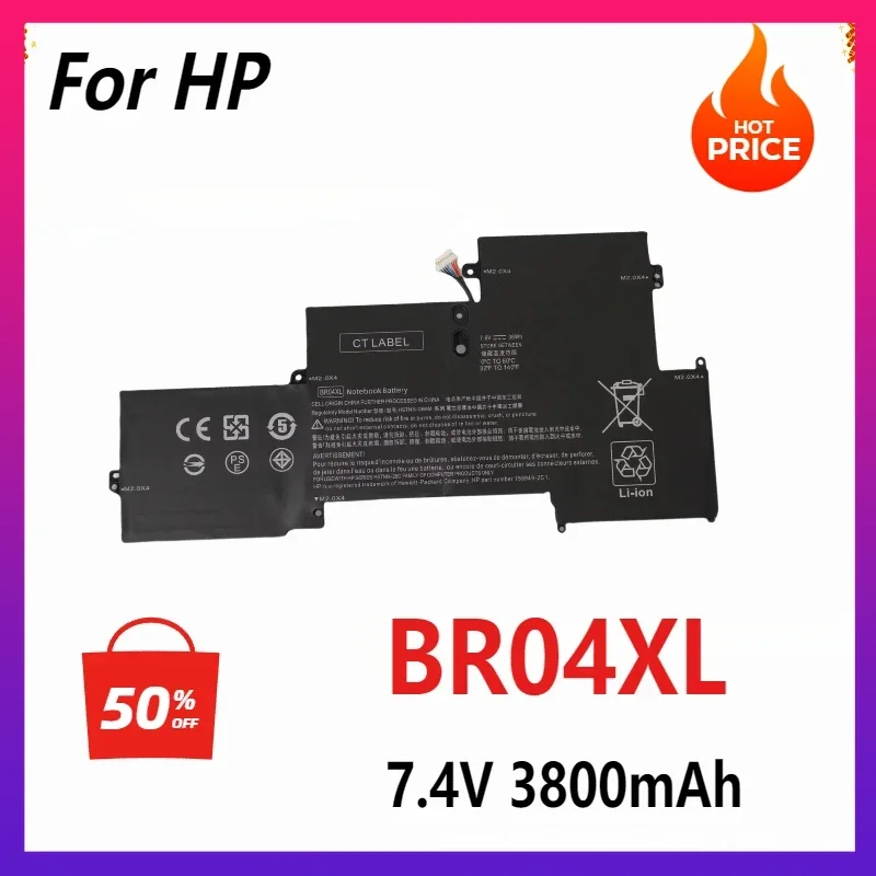 Новый аккумулятор для ноутбука BR04XL для HP EliteBook Folio 1020 1030 G1 HSTNN-DB6M 760605 -005 M0D62PA BK03XL RE03XL PX03XL TE03XL LE03XL
Новый аккумулятор для ноутбука BR04XL для HP EliteBook Folio 1020 1030 G1 HSTNN-DB6M 760605 -005 M0D62PA BK03XL RE03XL PX03XL TE03XL LE03XL