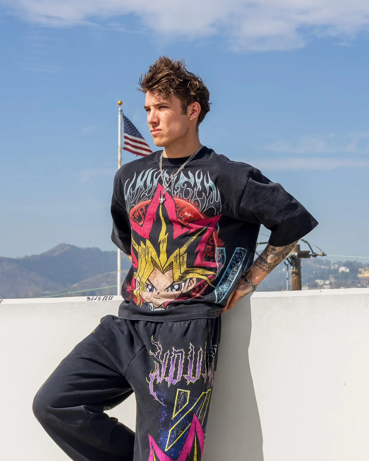 Yu-Gi-Oh Shirts Pants Two Piece Set Baggy Tracksuit Men Trouser Wide Leg Harajuku Streetwear Casual Sweatpants Joggers Y2k Tops
Yu-Gi-Oh Shirts Pants Two Piece Set Baggy Tracksuit Men Trouser Wide Leg Harajuku Streetwear Casual Sweatpants Joggers Y2k Tops