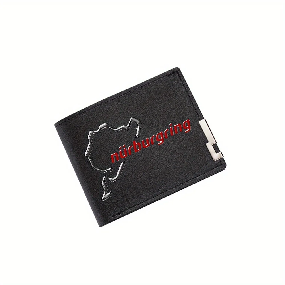 Silver track wordmark black background Men's Wallet Printing Design Simple Modern Stylish Business Father's Boyfriend's Christma
Silver track wordmark black background Men's Wallet Printing Design Simple Modern Stylish Business Father's Boyfriend's Christma