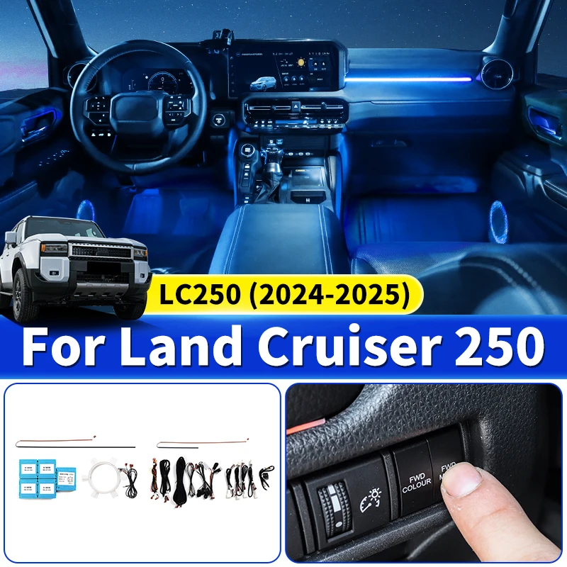 For Land Cruiser Prado LC250 First Edition 1958 Whole vehicle atmosphere lamp Interior Upgraded Accessories Lighting 2024-2025
For Land Cruiser Prado LC250 First Edition 1958 Whole vehicle atmosphere lamp Interior Upgraded Accessories Lighting 2024-2025