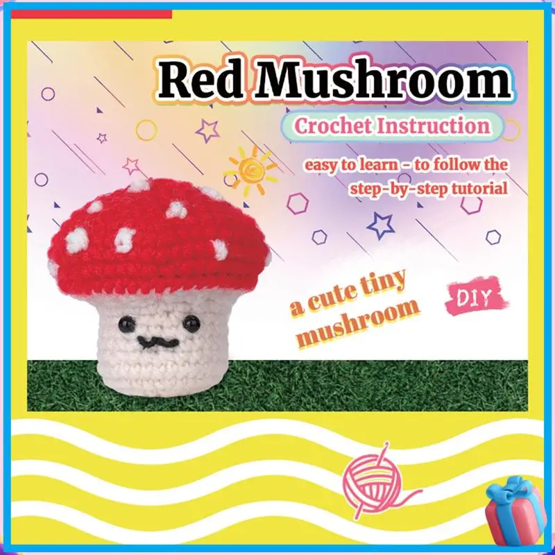 Discount Crochet Kit DIY Mushroom Crochet Kit With Knitting Yarn Needles Plush Doll Easy(6 In 1 Set)
Discount Crochet Kit DIY Mushroom Crochet Kit With Knitting Yarn Needles Plush Doll Easy(6 In 1 Set)