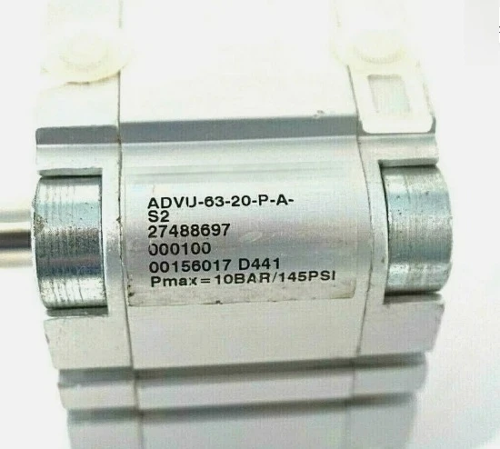 Brand New Original ADVU-63-20-P-A-S2 156377 ADVU-63-10-P-A-S2 ADVU-63-/15/20/25/30-P-A-S2 Compact cylinder Expedited shipping
Brand New Original ADVU-63-20-P-A-S2 156377 ADVU-63-10-P-A-S2 ADVU-63-/15/20/25/30-P-A-S2 Compact cylinder Expedited shipping