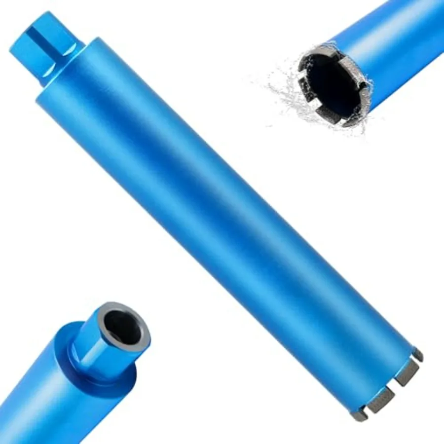 3" Wet Diamond Core Drill Bits for Concrete with Rebar Brick Block Masonry 15" Drilling Depth 1-1/4-7" Thread Laser-Welded Segm
3" Wet Diamond Core Drill Bits for Concrete with Rebar Brick Block Masonry 15" Drilling Depth 1-1/4-7" Thread Laser-Welded Segm