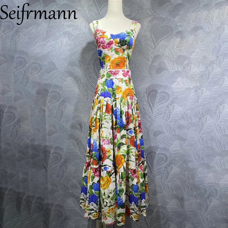 Seifrmann 2026 Summer Women's New Fashionable Suspenders Cotton Printed Top+Half Skirt Two Piece Set
Seifrmann 2026 Summer Women's New Fashionable Suspenders Cotton Printed Top+Half Skirt Two Piece Set