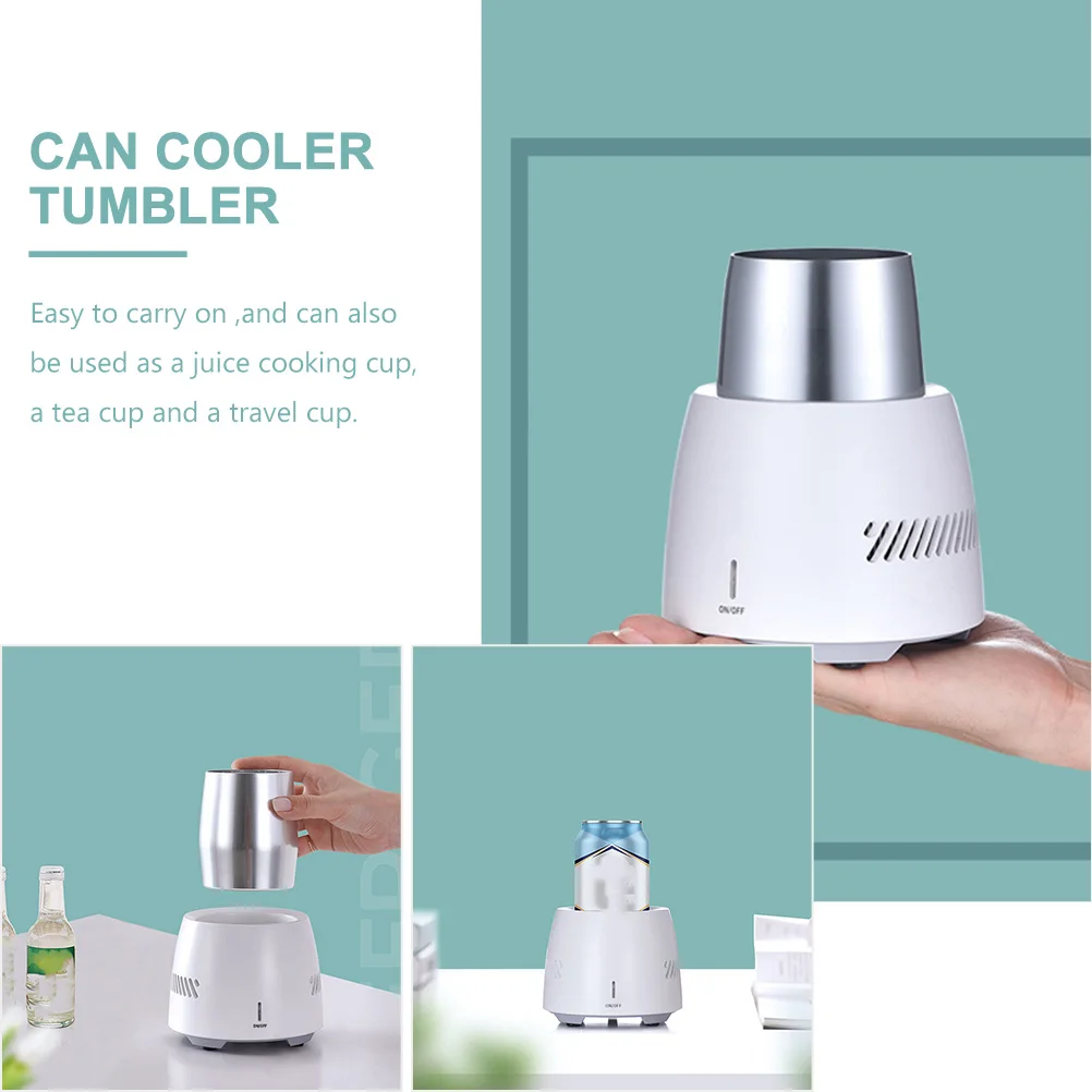 Cooling Cup Electric Beverage Chiller Portable Can Tumbler Stainless Steel Soda Tea Cooler for Outdoor Pool BBQ Home Kitchen
Cooling Cup Electric Beverage Chiller Portable Can Tumbler Stainless Steel Soda Tea Cooler for Outdoor Pool BBQ Home Kitchen