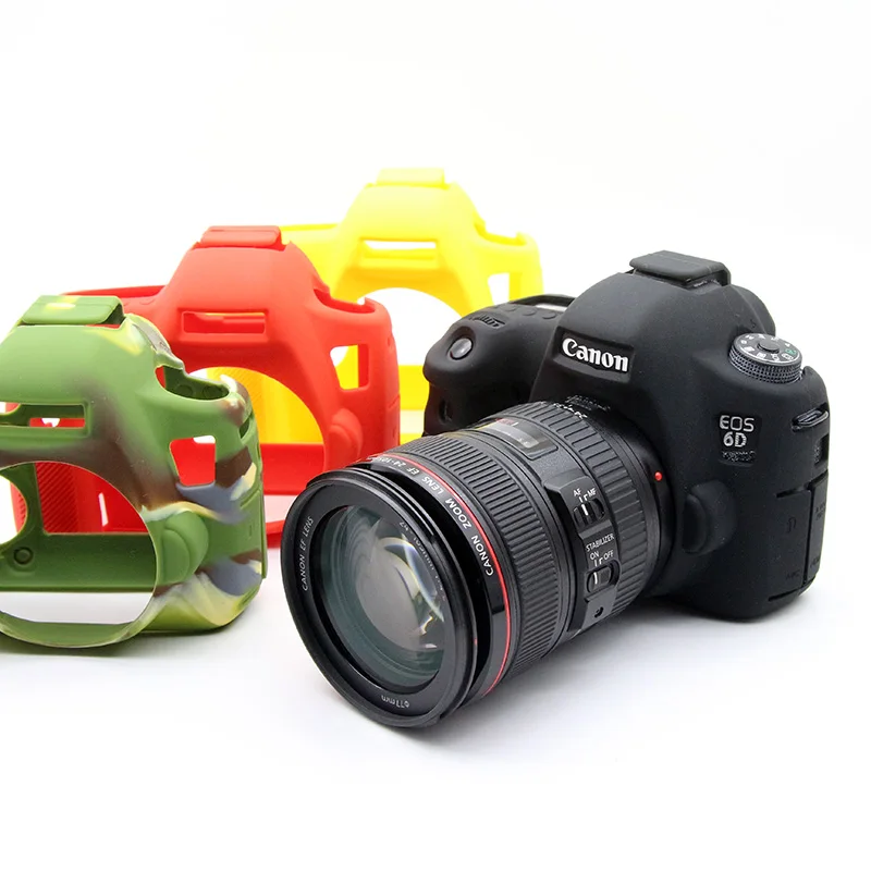 Soft Silicon Rubber Sleeve Armor Case Body Cover Protector Frame Skin for Canon EOS 6D EOS6D DSLR Camera Protective Video Bag
Soft Silicon Rubber Sleeve Armor Case Body Cover Protector Frame Skin for Canon EOS 6D EOS6D DSLR Camera Protective Video Bag