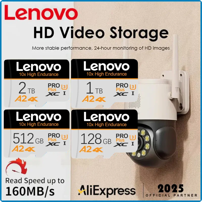 Lenovo 2TB Mini Micro TF SD Card 512GB 256GB SD Memory Card 1TB High Speed Cartao De Memoria 128GB For File Storage Phone Camera
Lenovo 2TB Mini Micro TF SD Card 512GB 256GB SD Memory Card 1TB High Speed Cartao De Memoria 128GB For File Storage Phone Camera