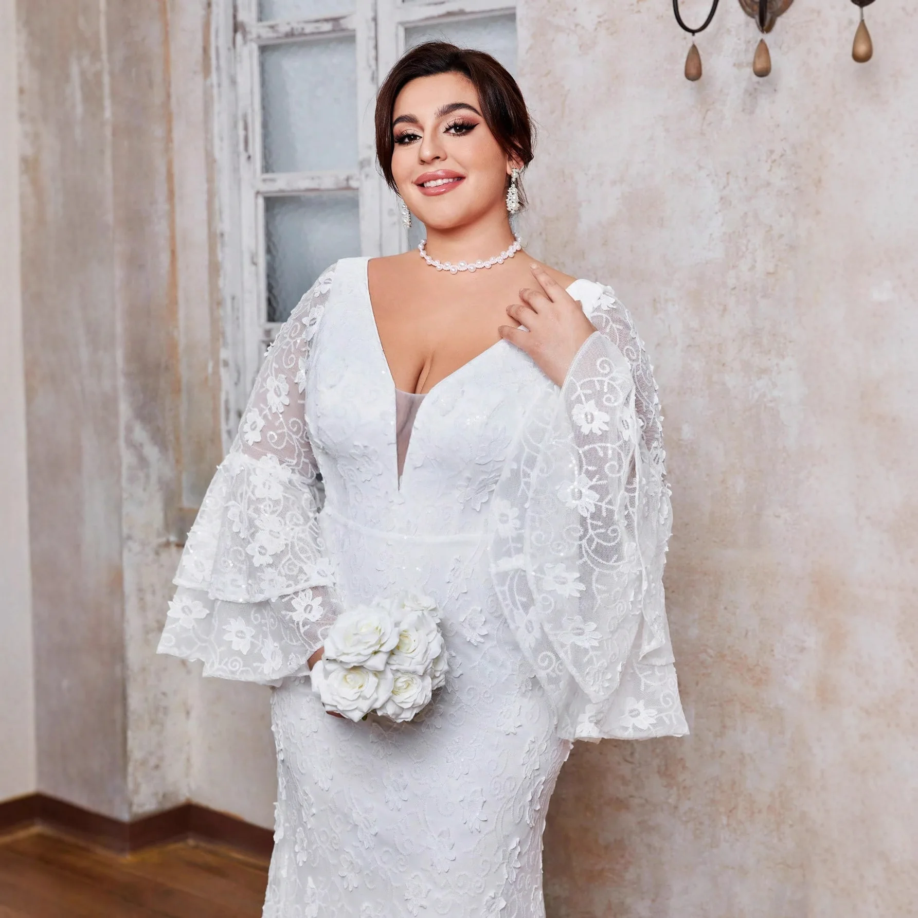 Женское белое длинное свадебное платье из шелковой ткани с круглым вырезом, средней талией, летнее, 2023, модное вечернее платье
Женское белое длинное свадебное платье из шелковой ткани с круглым вырезом, средней талией, летнее, 2023, модное вечернее платье