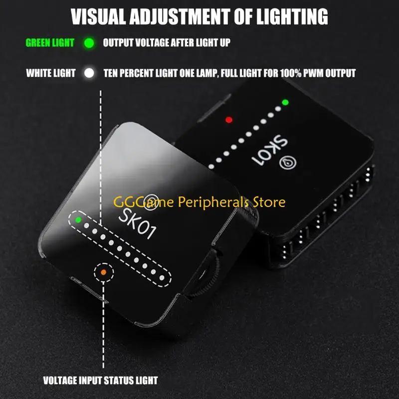 U55B PWM Fan Speed Controller For 4 Wire Computer Cooling Supports Up To 6