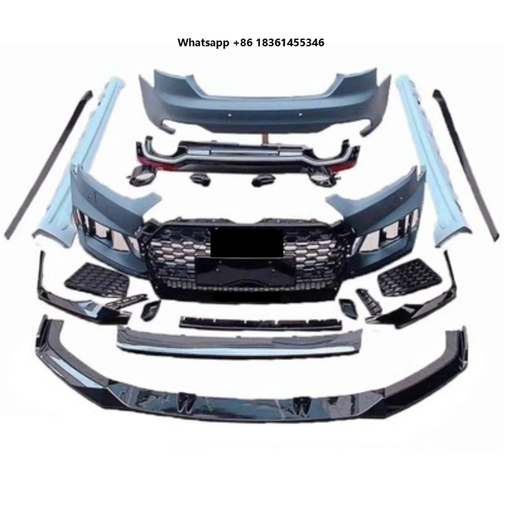 For A5 S5 17-19 Rear Lip Net with ACC Convert RS5 Kit Car Accessories Front Rear Bumper Grille Side Skirt Tail Throat
For A5 S5 17-19 Rear Lip Net with ACC Convert RS5 Kit Car Accessories Front Rear Bumper Grille Side Skirt Tail Throat