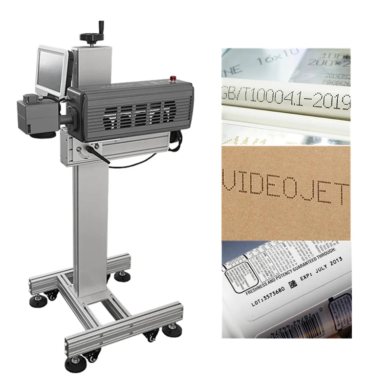 Factory Price Code Printing Machine Date Ink Laser Coding Machines for Batch Bottle Pipe Cardboard Glass