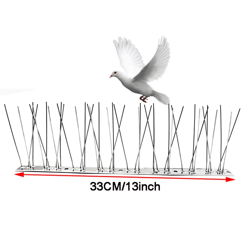 1Set Anti Pigeon Nail Bird Bird Repellent 33cm Stainless Steel Spike Strip Garden Supplies
1Set Anti Pigeon Nail Bird Bird Repellent 33cm Stainless Steel Spike Strip Garden Supplies