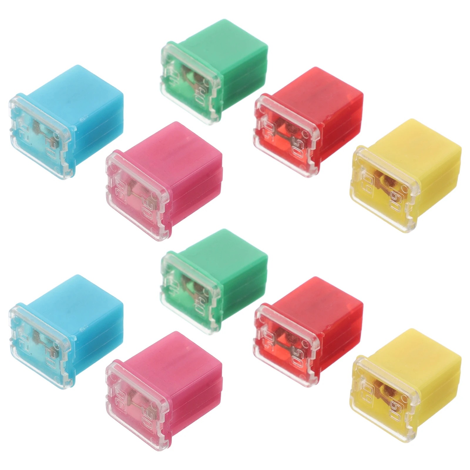 10pcs Square Fuses Long Short Legs Insert Durable Multiple Specs Circuit Protection Car Fuse Assortment Mini Safety Plastic
10pcs Square Fuses Long Short Legs Insert Durable Multiple Specs Circuit Protection Car Fuse Assortment Mini Safety Plastic