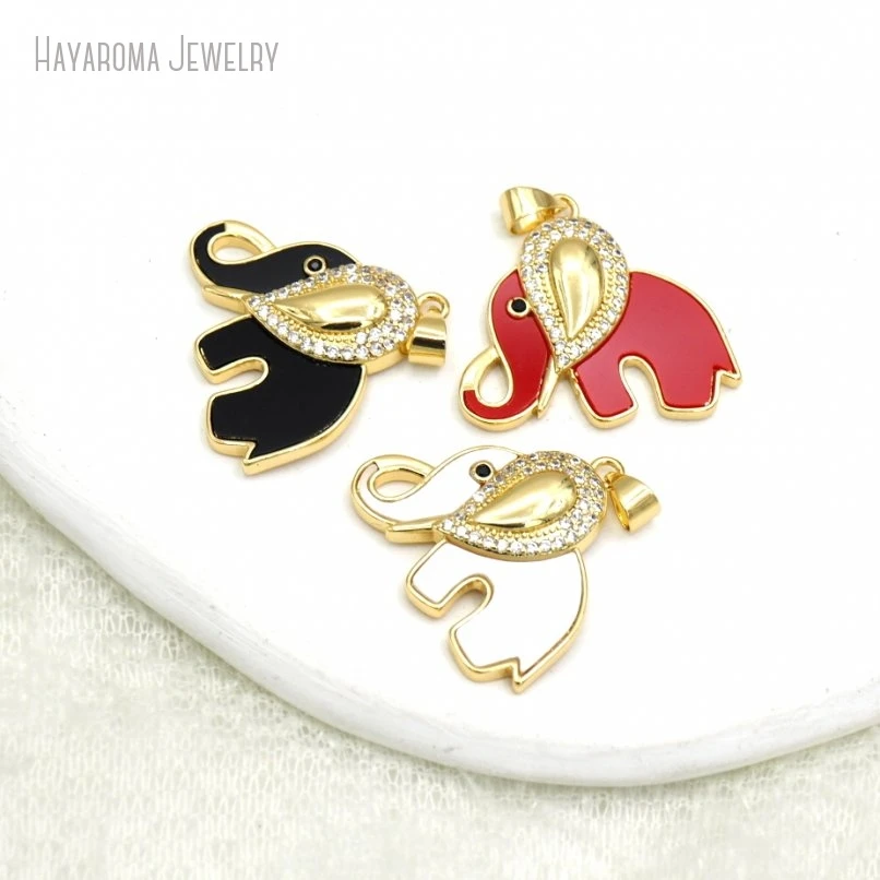 10Pcs Jewelry Metal Cubic Zirconia Wholesale Enamel Gold Color Buddhism Invisible Setting Copper Animal Elephant Pendant
10Pcs Jewelry Metal Cubic Zirconia Wholesale Enamel Gold Color Buddhism Invisible Setting Copper Animal Elephant Pendant
