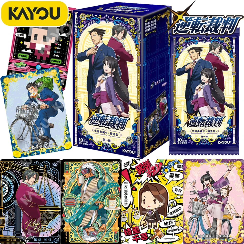 Kayou Original Ace Attorney Collection Cards Reasoning Anime Game SSR UR MR Exquisite Design Character Portrait Card Player Gift
Kayou Original Ace Attorney Collection Cards Reasoning Anime Game SSR UR MR Exquisite Design Character Portrait Card Player Gift