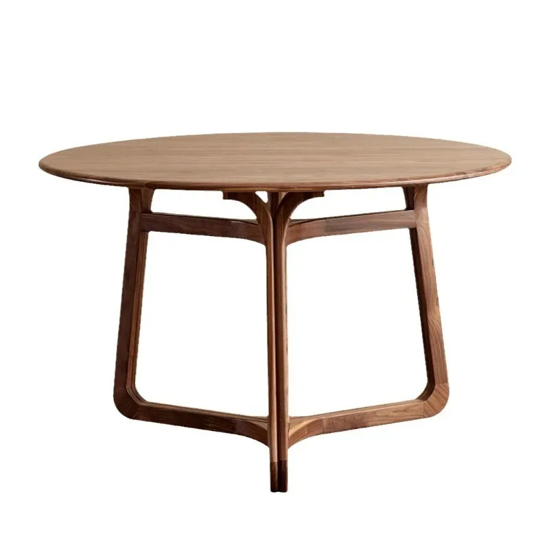 Home round dining table dining table log furniture
Home round dining table dining table log furniture