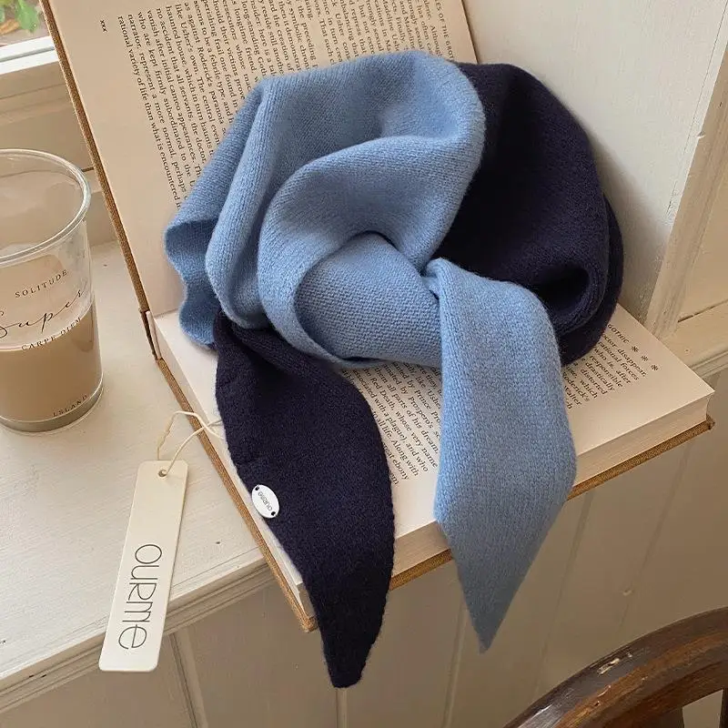100% Wool Knitted Triangle Scarf Windproof Neck Warmer Triangular Knitted Women Headscarf Winter Warm Knitted Shawls Scarf
100% Wool Knitted Triangle Scarf Windproof Neck Warmer Triangular Knitted Women Headscarf Winter Warm Knitted Shawls Scarf