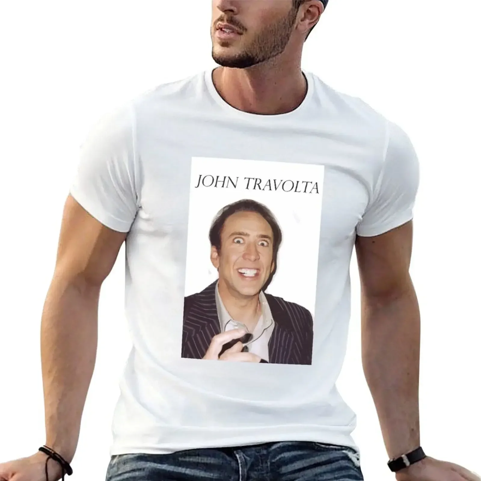 john travolta nicolas cage T-Shirt vintage anime shirt summer clothes tops clothing for men
john travolta nicolas cage T-Shirt vintage anime shirt summer clothes tops clothing for men