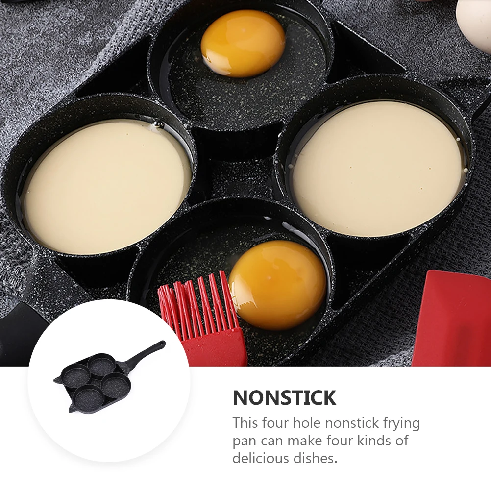 1Pc Non Stick 4 Holes Egg Frying Pot Made Of Quality Aluminum Alloy And Plastic For Multi Dish Cooking Breakfast Skillet
1Pc Non Stick 4 Holes Egg Frying Pot Made Of Quality Aluminum Alloy And Plastic For Multi Dish Cooking Breakfast Skillet