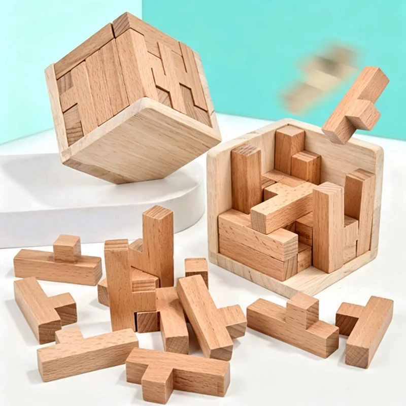 T Shaped Jigsaw Puzzle Logic Cube Wooden Brain Teasers for Kids Adults Mind Challenge Geometric Intellectual Toys
T Shaped Jigsaw Puzzle Logic Cube Wooden Brain Teasers for Kids Adults Mind Challenge Geometric Intellectual Toys