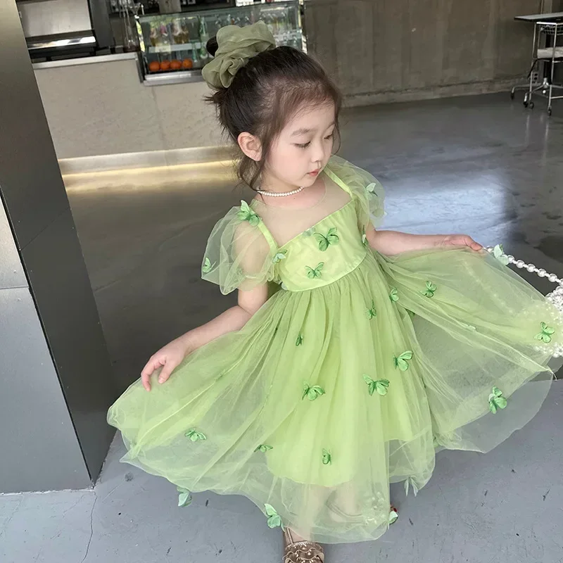 Brand New Baby Girls Soft Mesh 3D Butterfly Birthday Party Dress Children Summer Dresses Clothes Kids Vestidos
Brand New Baby Girls Soft Mesh 3D Butterfly Birthday Party Dress Children Summer Dresses Clothes Kids Vestidos