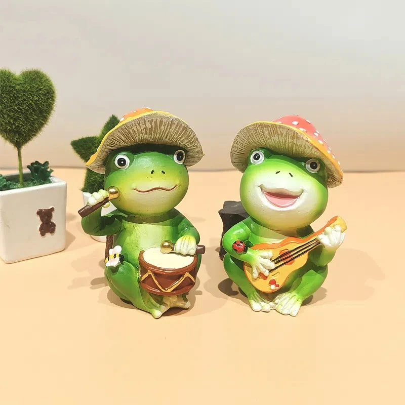 Courtyard garden decoration arrangement simulation animal music frog garden landscape home resin crafts ornaments
Courtyard garden decoration arrangement simulation animal music frog garden landscape home resin crafts ornaments