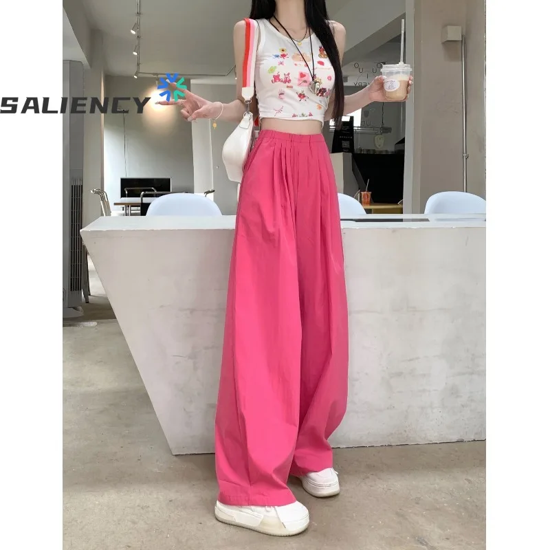 Sweet Rose Red Peplum Casual Pants Women's Spring 2024 Pleated High Waist Draped Wide Leg Drag Pants
Sweet Rose Red Peplum Casual Pants Women's Spring 2024 Pleated High Waist Draped Wide Leg Drag Pants