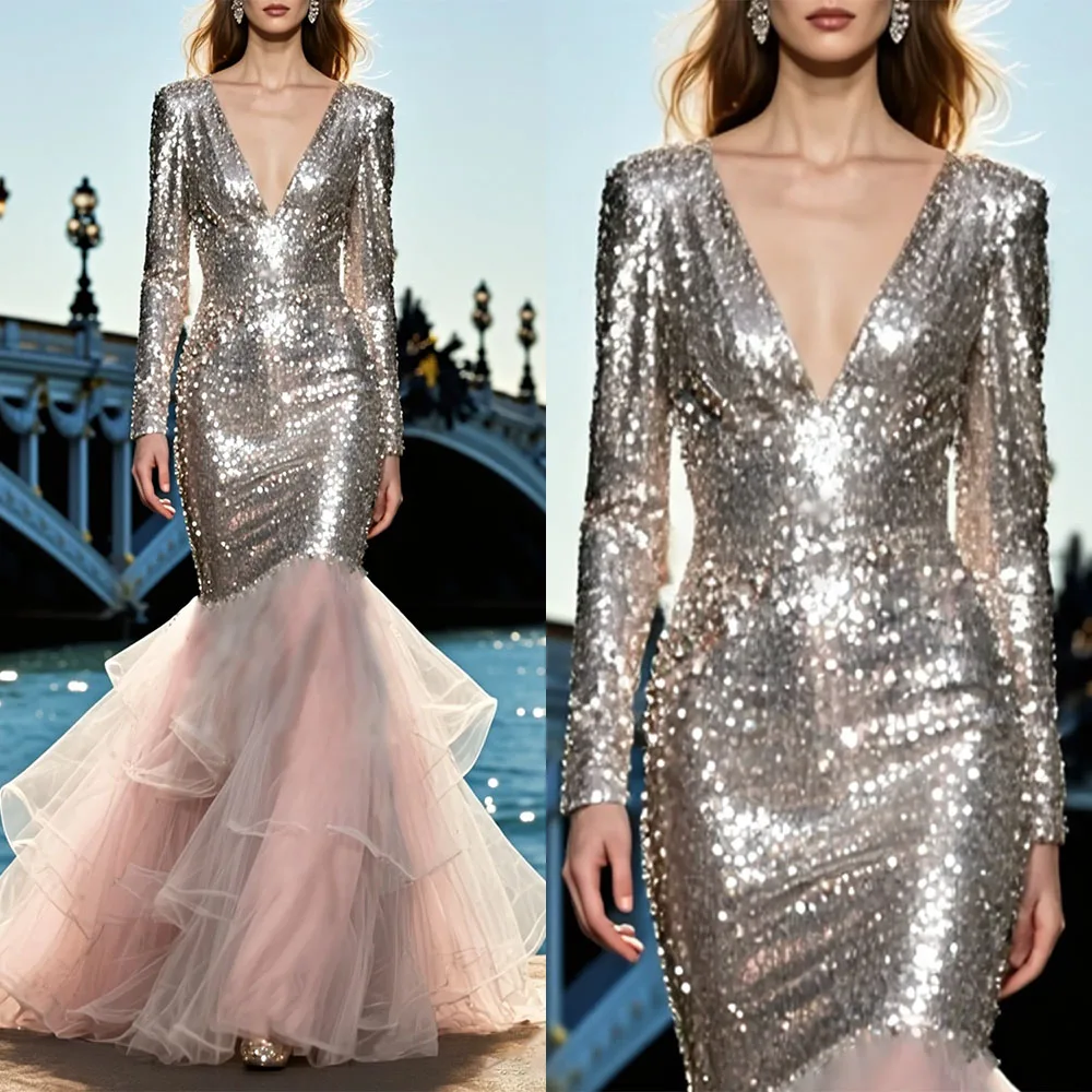 Высокое качество по индивидуальному заказу с длинными рукавами и v-образным вырезом длиной до пола Платье Корейский Стиль Вечерние платья Платье Vestidos De Noiva
Высокое качество по индивидуальному заказу с длинными рукавами и v-образным вырезом длиной до пола Платье Корейский Стиль Вечерние платья Платье Vestidos De Noiva