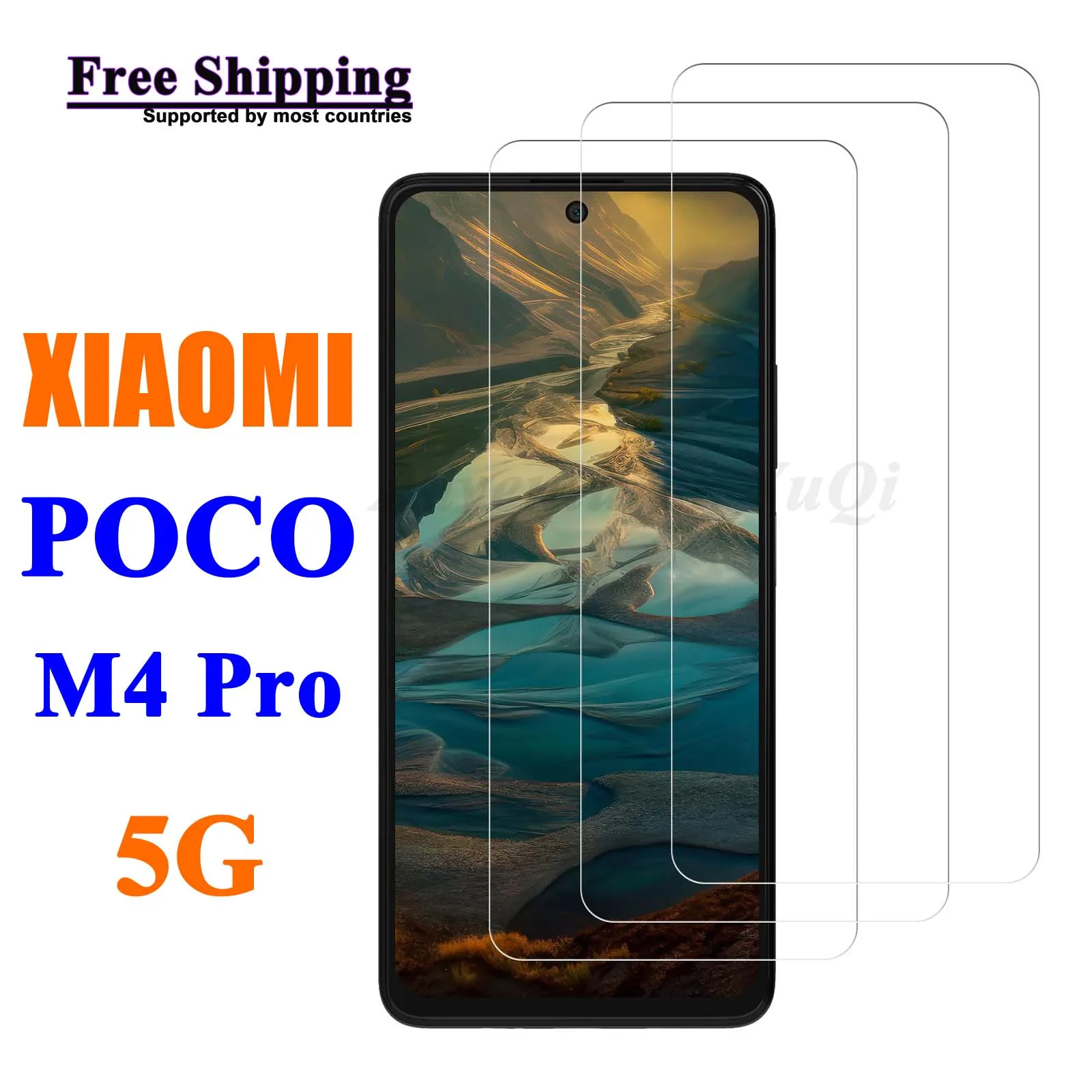 Screen Protector For XIAOMI POCO M4 Pro 5G, Tempered Glass HD 9H Transparent Clear Anti Scratch Case Friendly High Aluminum
Screen Protector For XIAOMI POCO M4 Pro 5G, Tempered Glass HD 9H Transparent Clear Anti Scratch Case Friendly High Aluminum