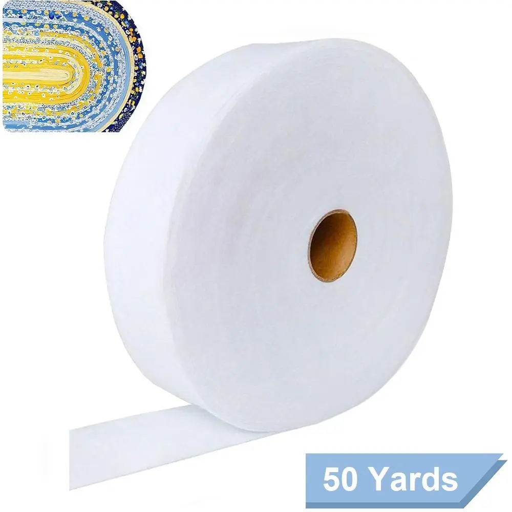 New 45 Yards Polyester Blend Batting Roll White 2 1/4 Inch Jelly Roll Batting Strips
New 45 Yards Polyester Blend Batting Roll White 2 1/4 Inch Jelly Roll Batting Strips