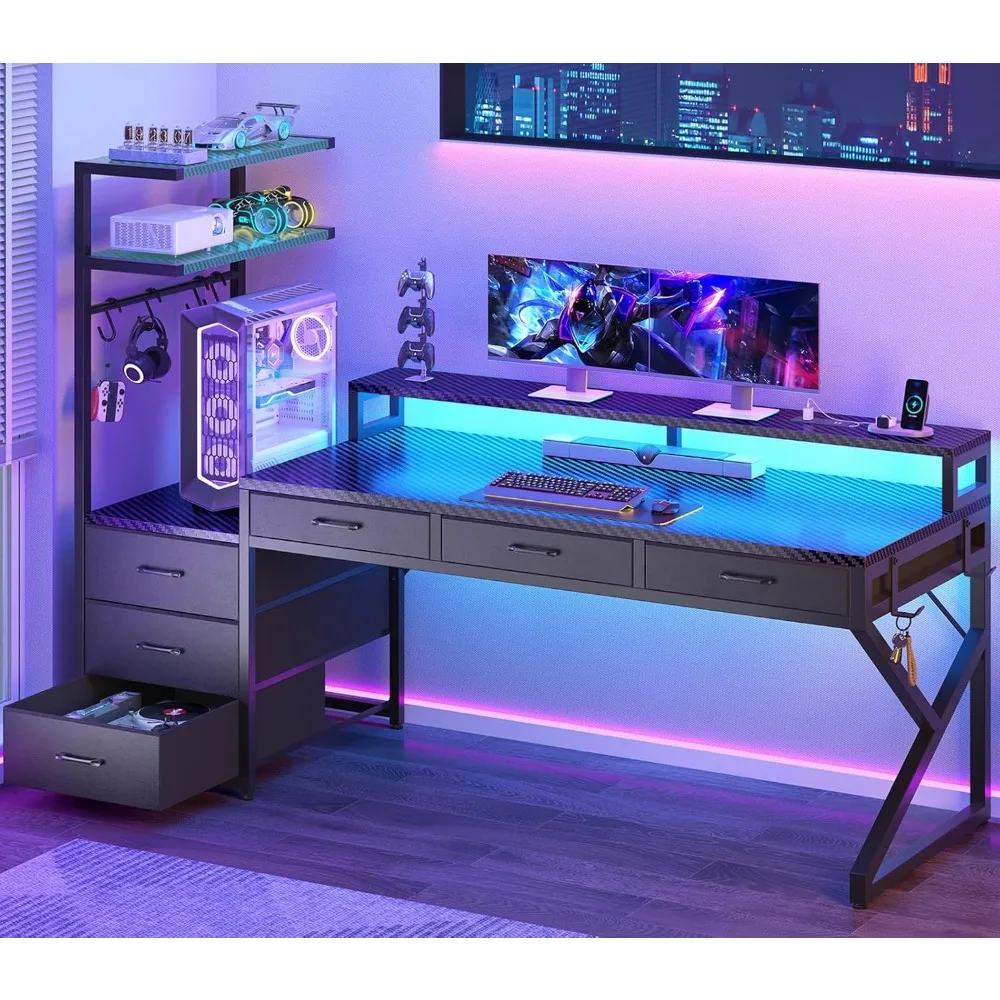 Игровой стол 55 дюймов с 6 ящиками, угловой игровой стол с местом для хранения и LED-подсветкой, реверсивный компьютерный стол с розеткой, на заказ
Игровой стол 55 дюймов с 6 ящиками, угловой игровой стол с местом для хранения и LED-подсветкой, реверсивный компьютерный стол с розеткой, на заказ